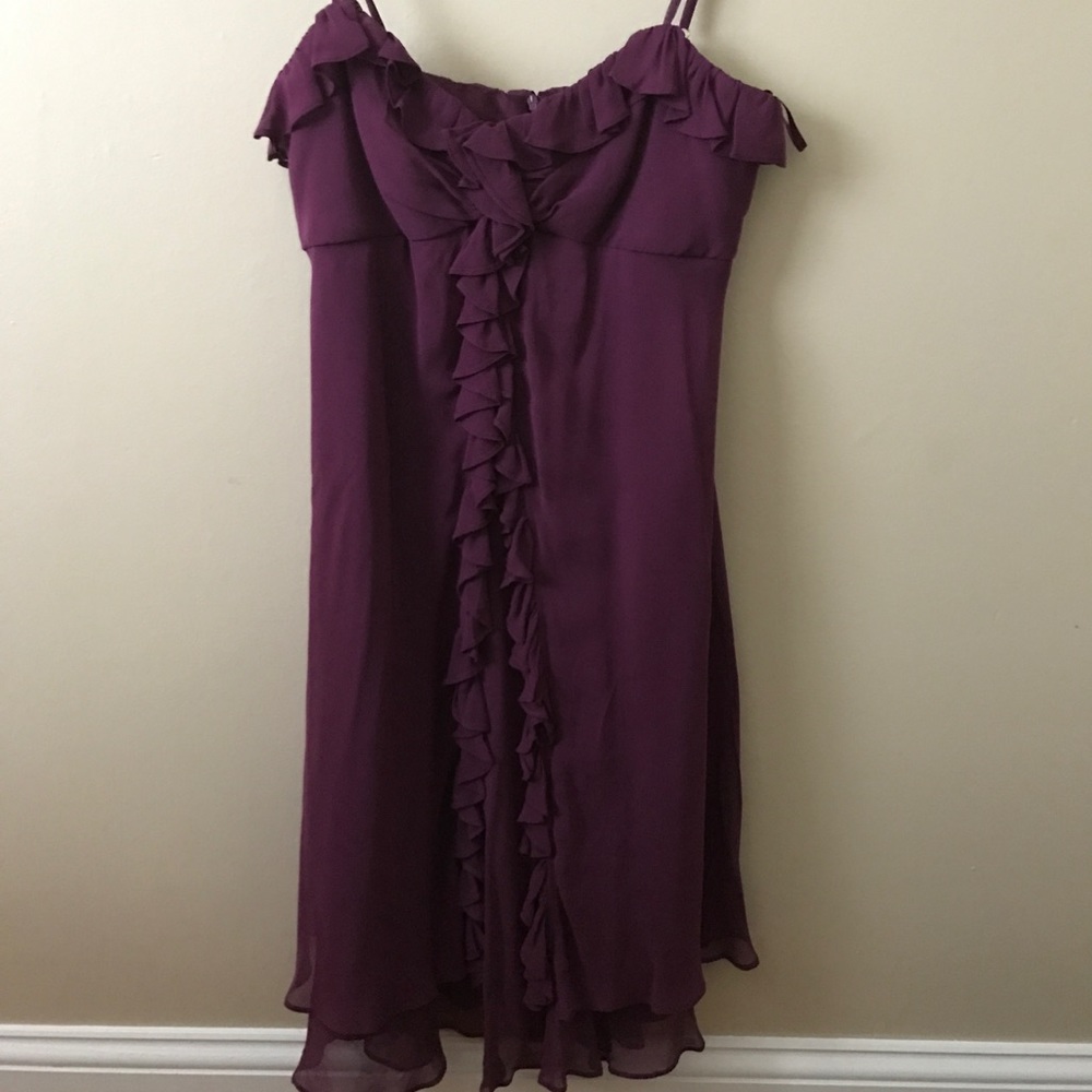 Donna Rocco size 6 EUC dress eggplant color